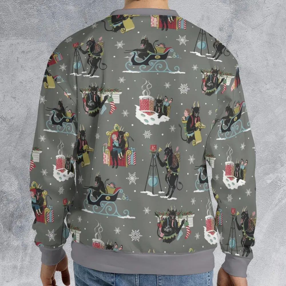 Unusual Christmas Krampus All-over Print Sweatshirt - 2