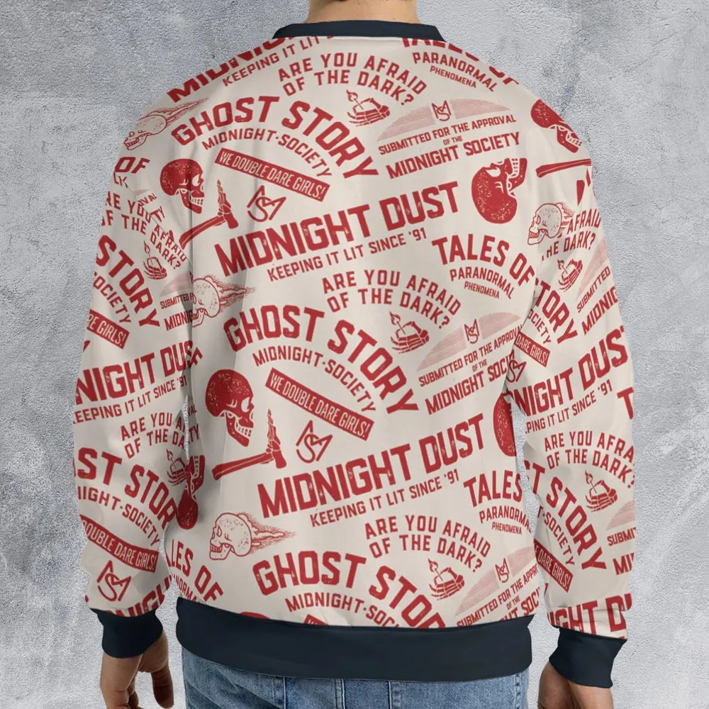 Midnight Dust Are You Afraid Of Dark All-over Print Sweatshirt - 2