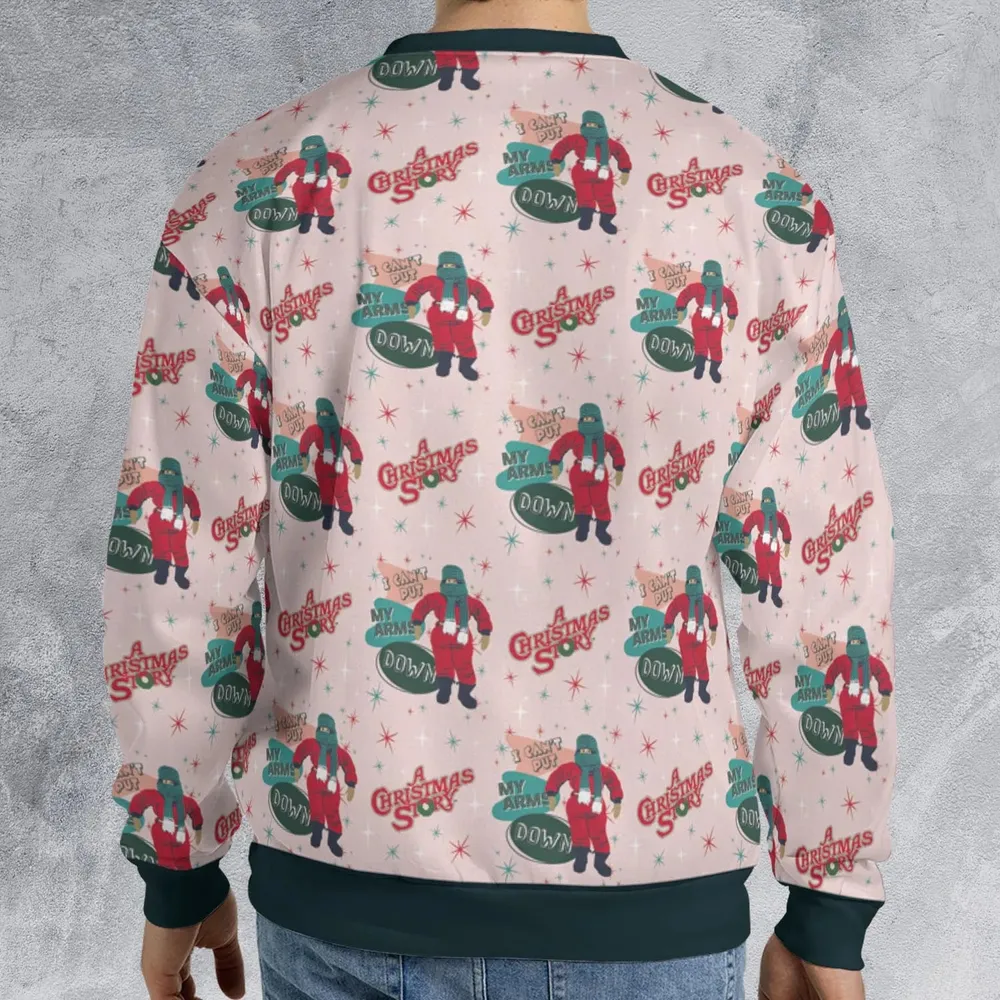 I Can't Put My Arms Down A Christmas Story All-over Print Sweatshirt - 2