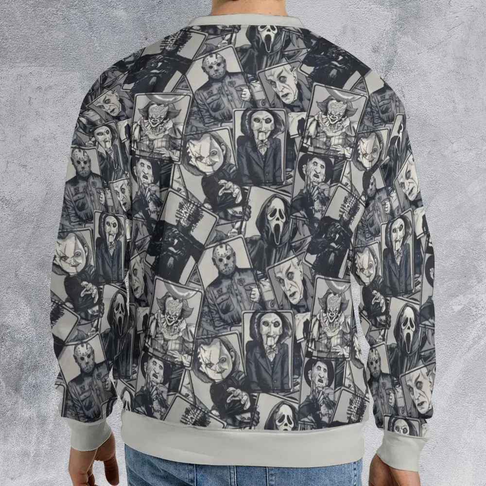 Halloween Horror Villains All-over Print Sweatshirt - 2