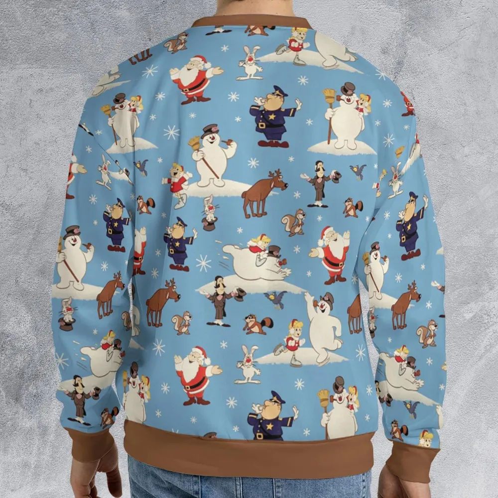Frosty the Snowman Christmas Characters All-over Print Sweatshirt - 2