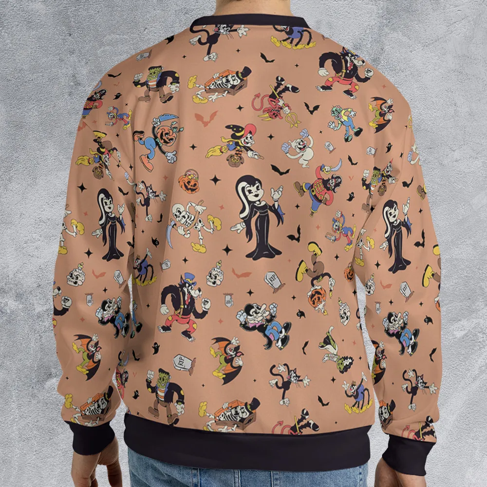 Rubber Hose Style All-over Print Sweatshirt - 2