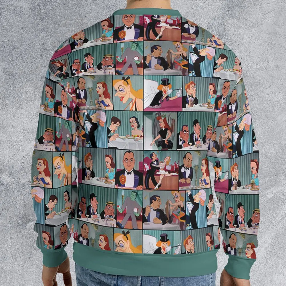 All-over Print Sweatshirt - WQS17GCV -  - 2