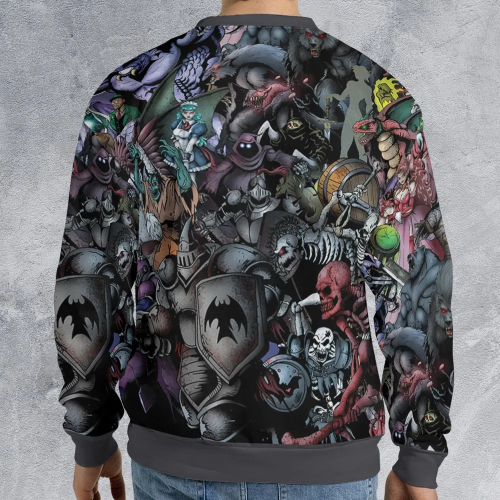 All-over Print Sweatshirt - YM67PXLV -  - 2