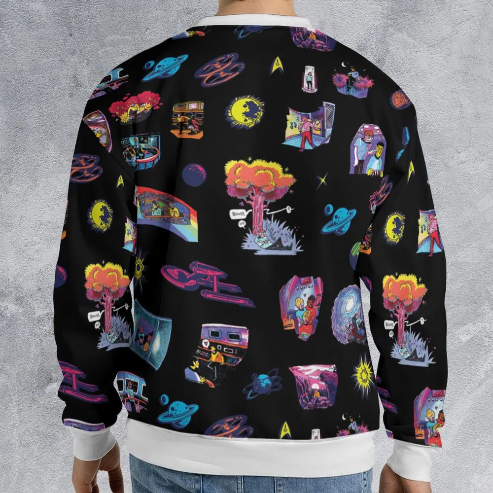 All-over Print Sweatshirt - TQ8MR9WS -  - 2