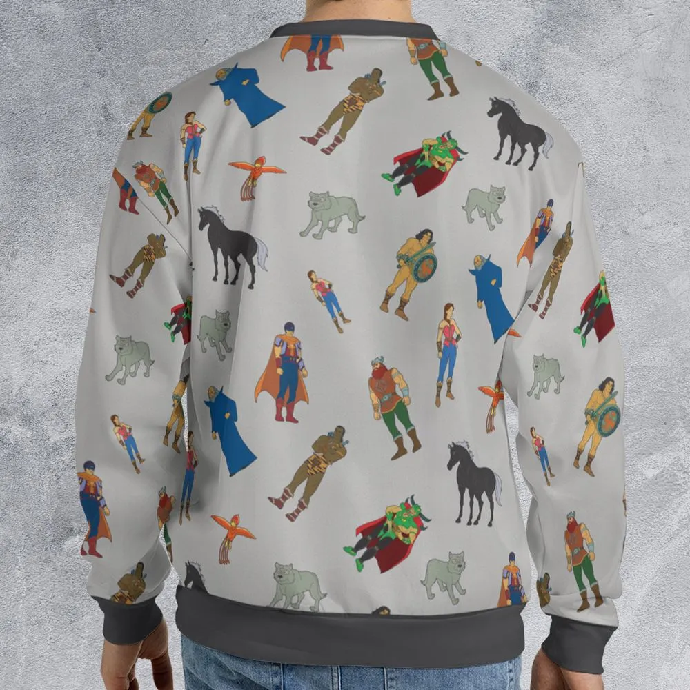All-over Print Sweatshirt - AYFGD5EU -  - 2