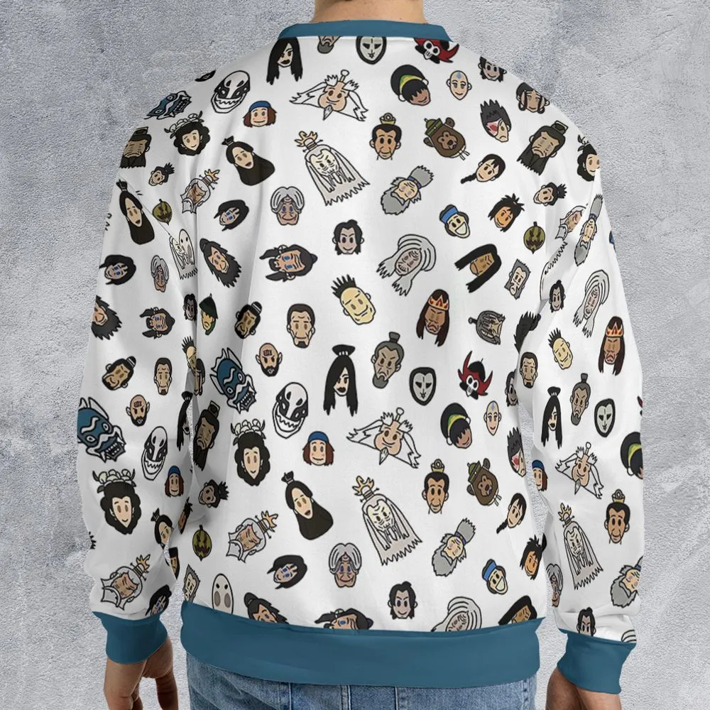 All-over Print Sweatshirt - HNG542QY -  - 2