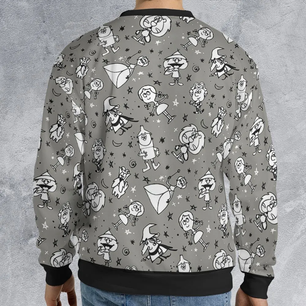 All-over Print Sweatshirt - B623XH8F -  - 2