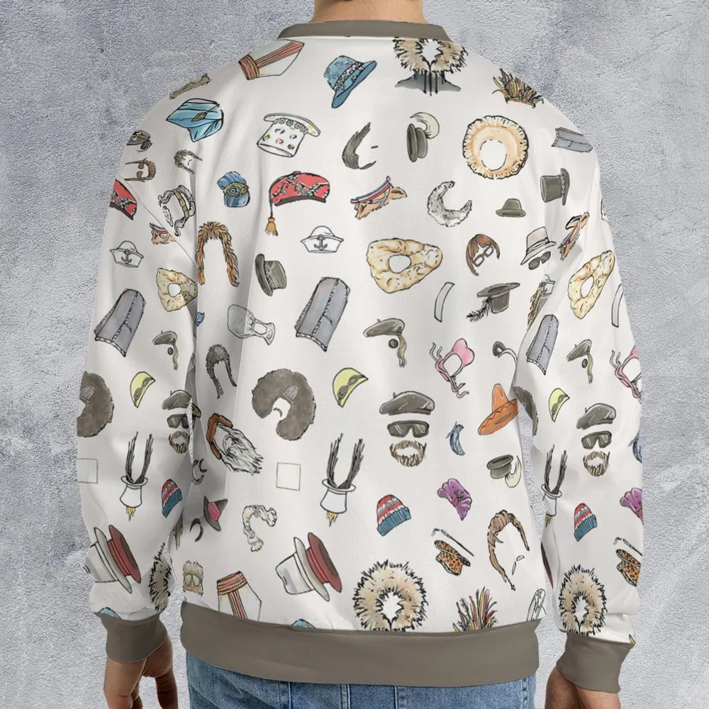 All-over Print Sweatshirt - FJAA6EGK -  - 2