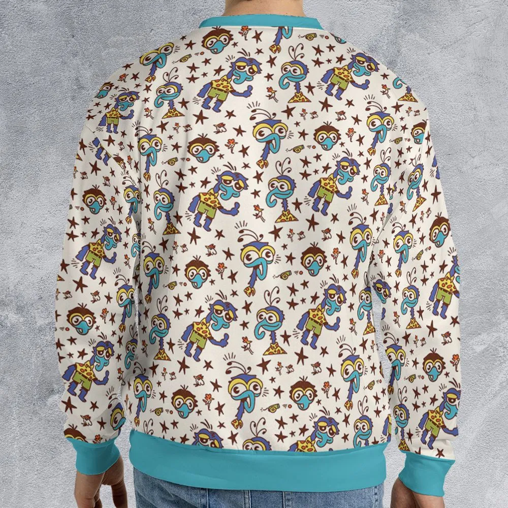All-over Print Sweatshirt - GJZNM3HK -  - 2