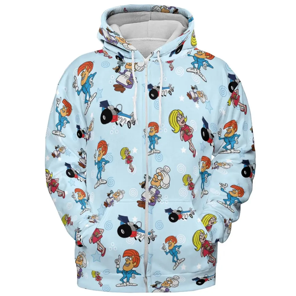 Retro Racer Tom Slick All-over Print Hoodie - 3