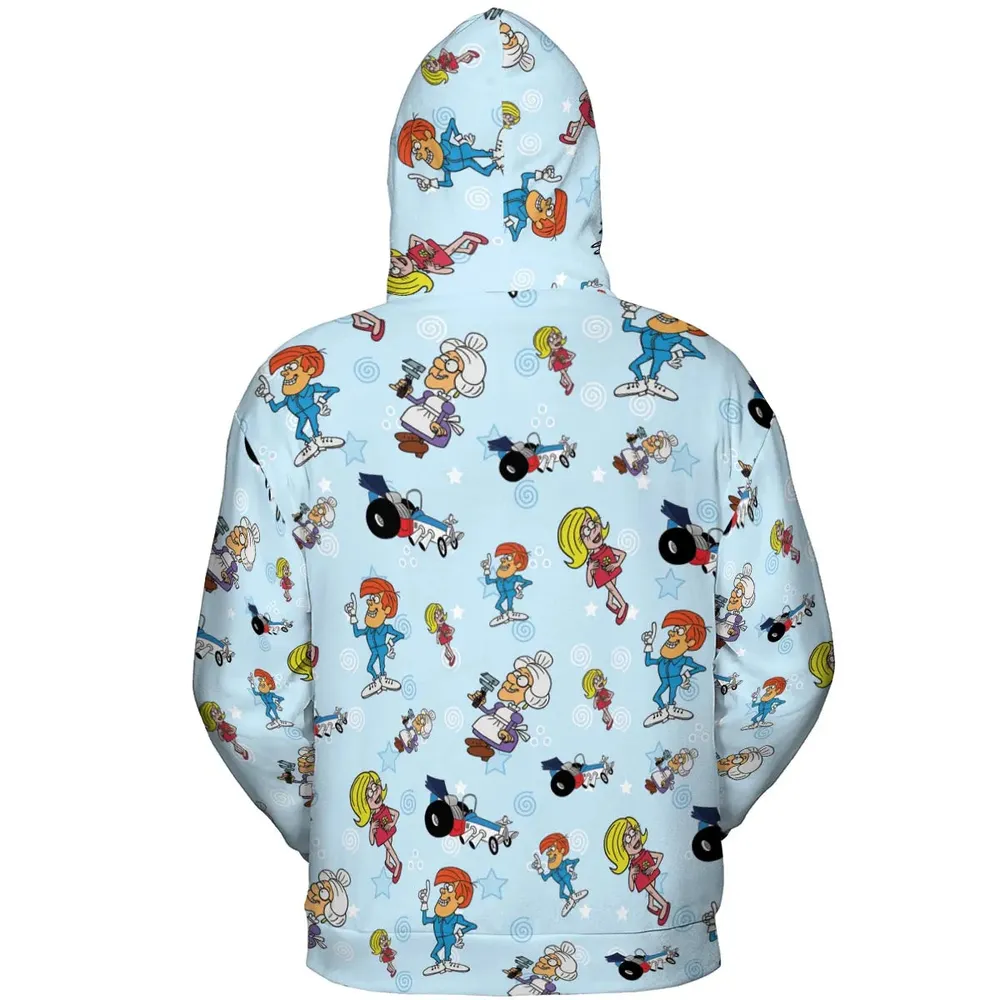 Retro Racer Tom Slick All-over Print Hoodie - 4