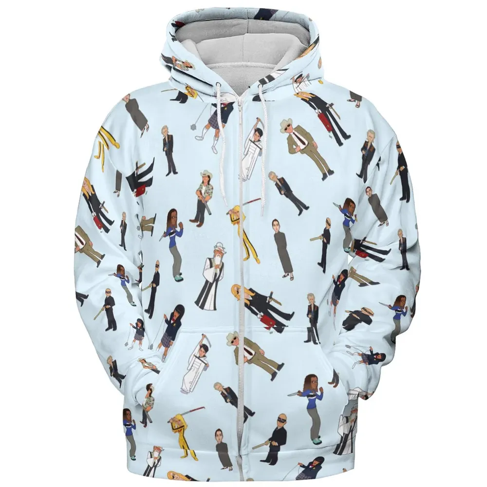 Tarantino Style Kill Bill All-over Print Hoodie - 3