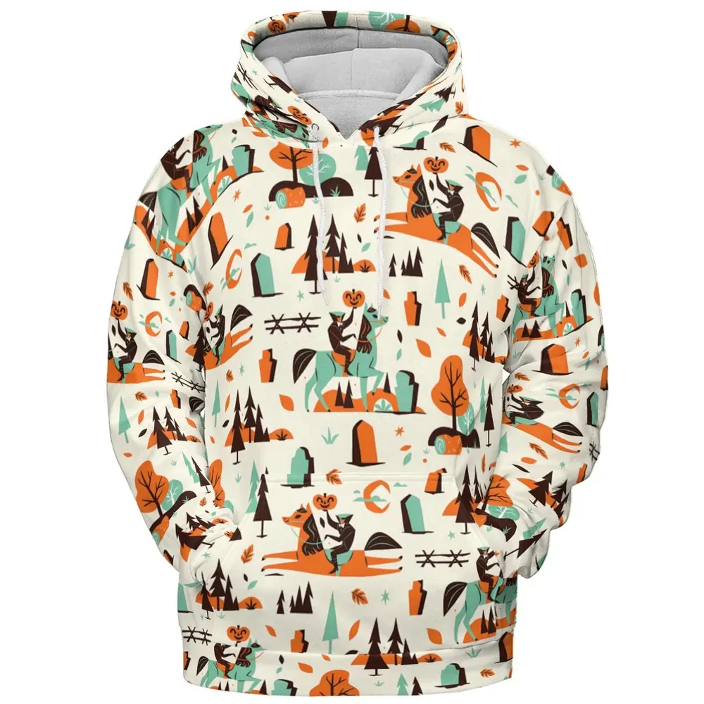 Halloween folklore The Headless Horseman All-over Print Hoodie - 2