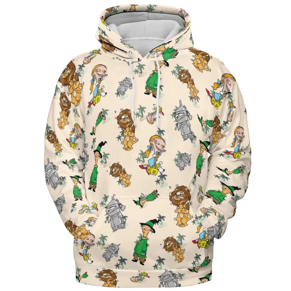 Cartoon Mashup Ed, Edd n Eddy All-over Print Hoodie - 2