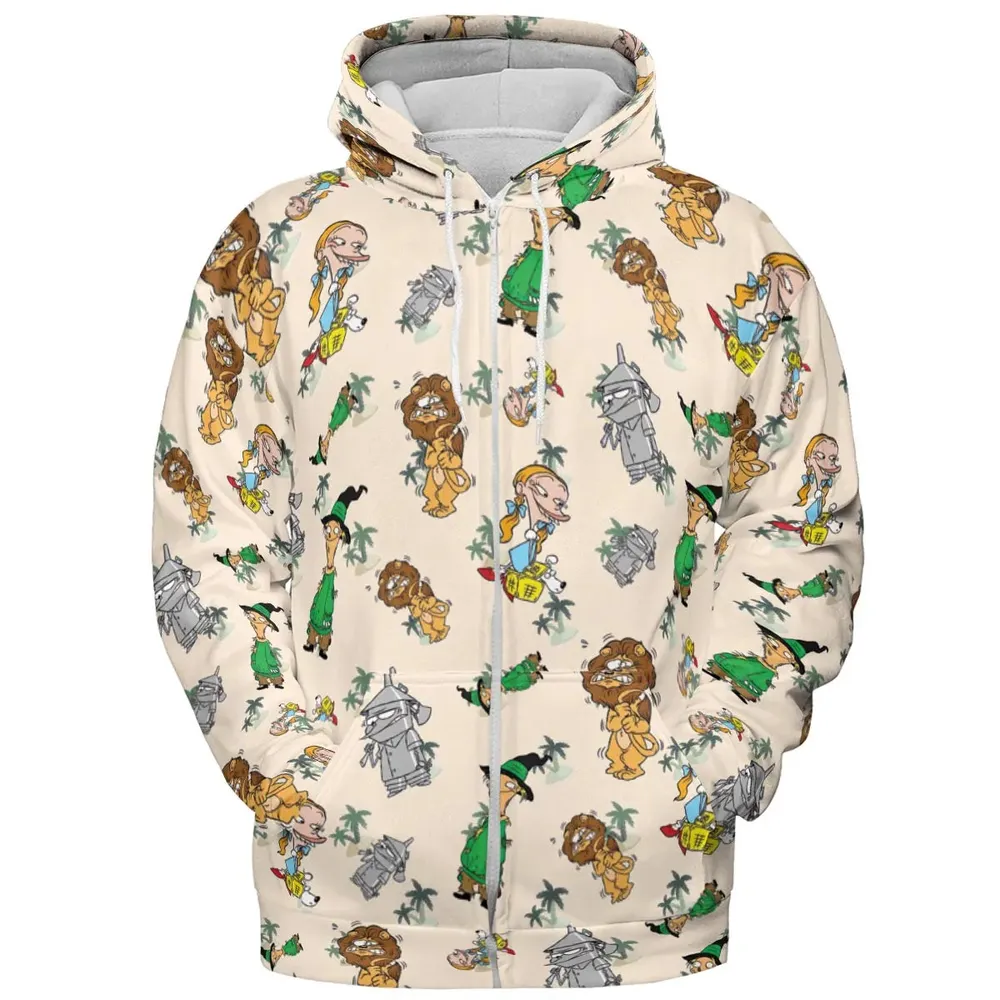 Cartoon Mashup Ed, Edd n Eddy All-over Print Hoodie - 3