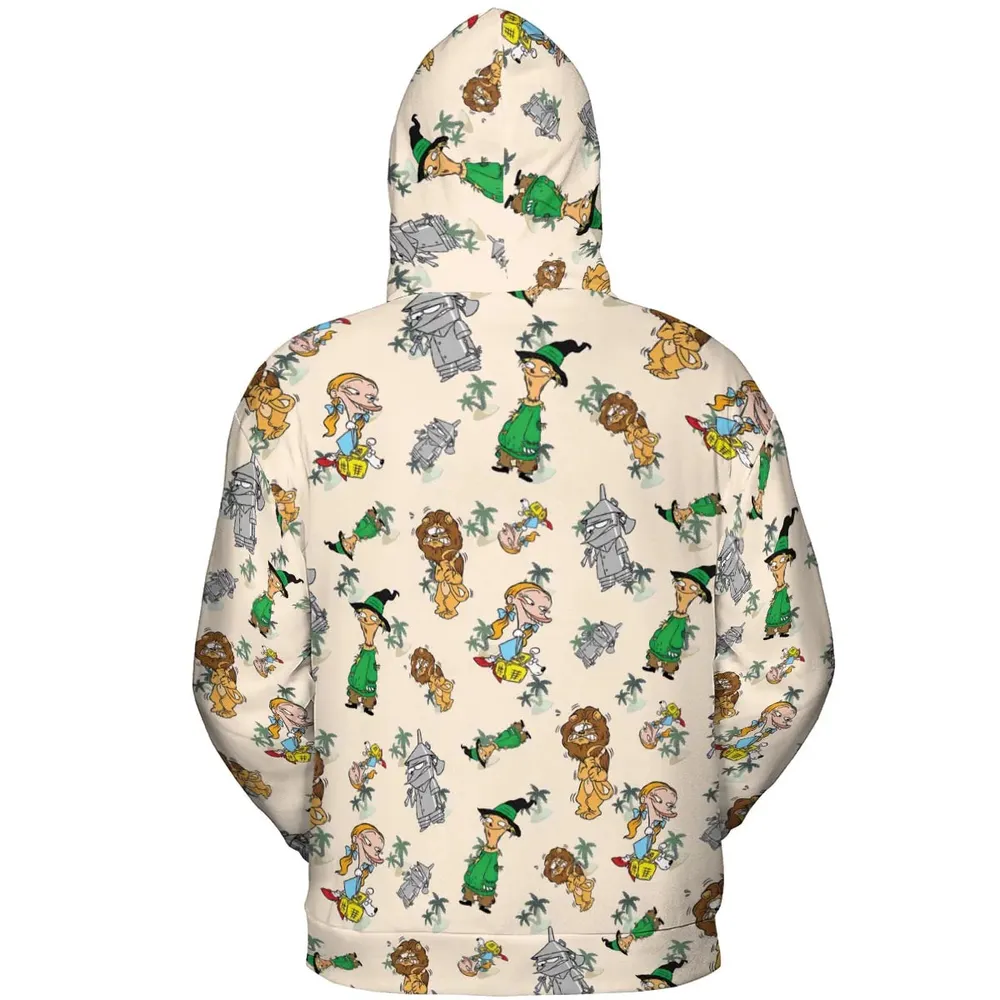 Cartoon Mashup Ed, Edd n Eddy All-over Print Hoodie - 4