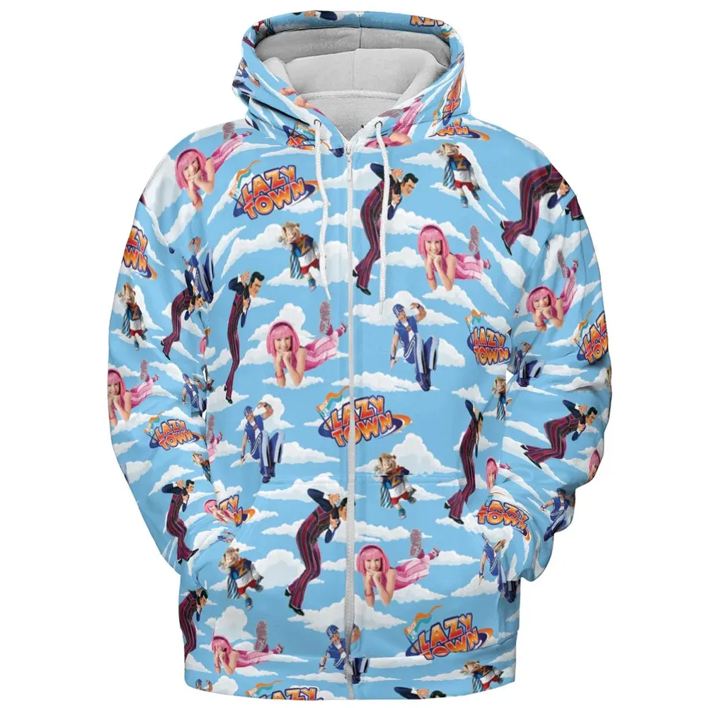 Lazy Town Collage All-over Print Hoodie - 3