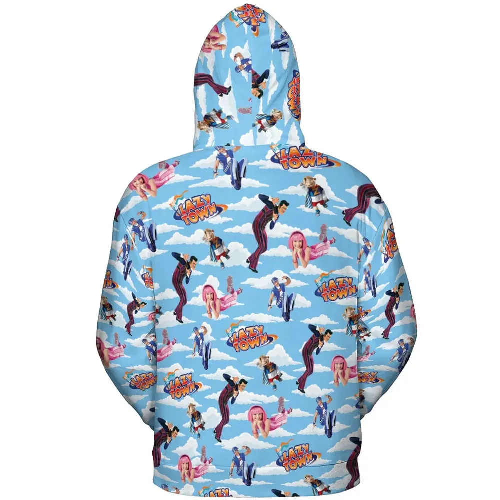 Lazy Town Collage All-over Print Hoodie - 4
