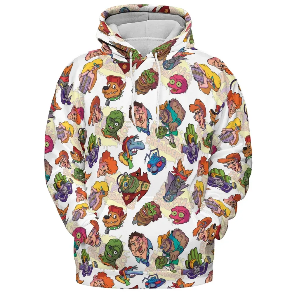 Mutant Merch Toxic Crusaders All-over Print Hoodie - 2