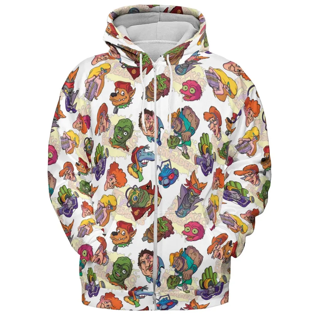 Mutant Merch Toxic Crusaders All-over Print Hoodie - 3