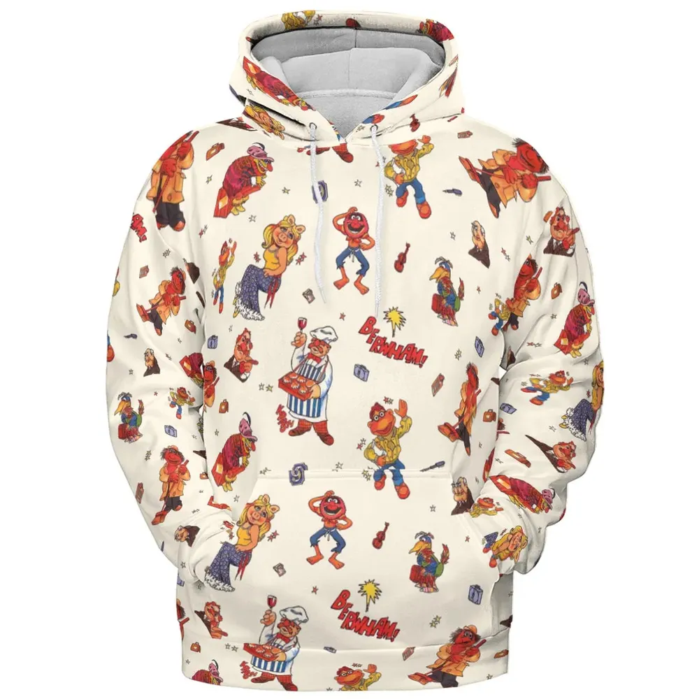 Backstage Inspired The Muppets All-over Print Hoodie - 2