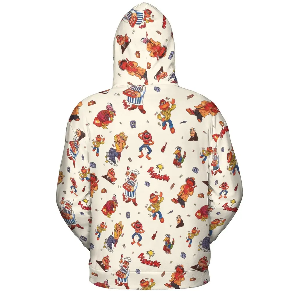 Backstage Inspired The Muppets All-over Print Hoodie - 4