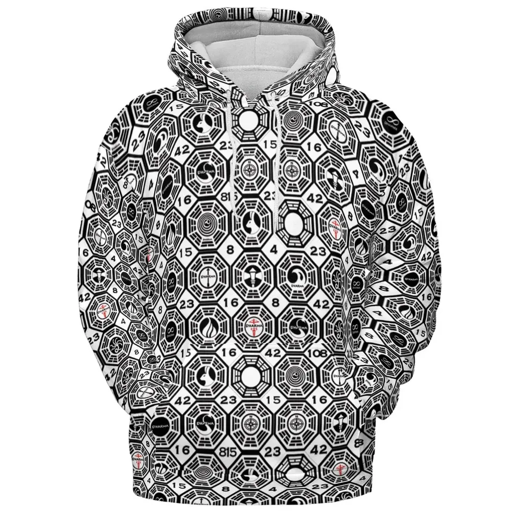 Dharma Lost All-over Print Hoodie - 2