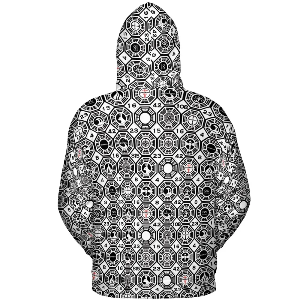 Dharma Lost All-over Print Hoodie - 4