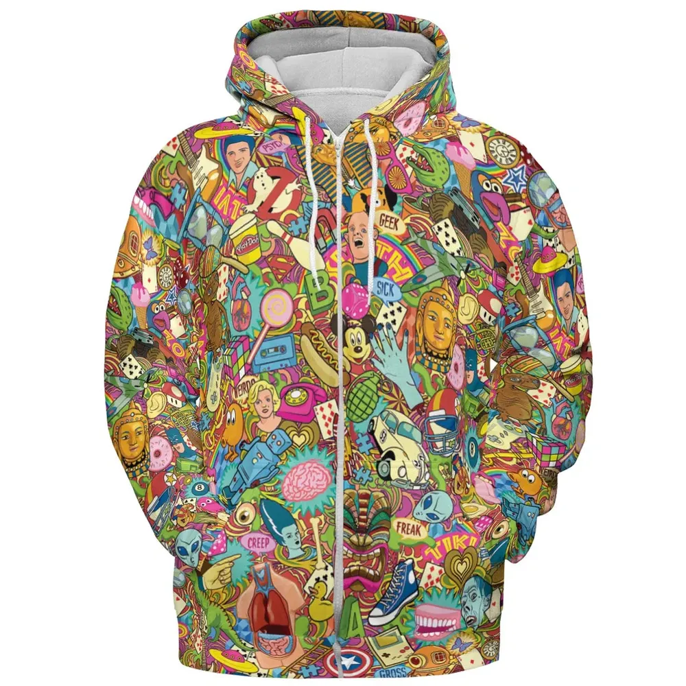 Nostalgia Toys Pop Culture Toys All-over Print Hoodie - 3