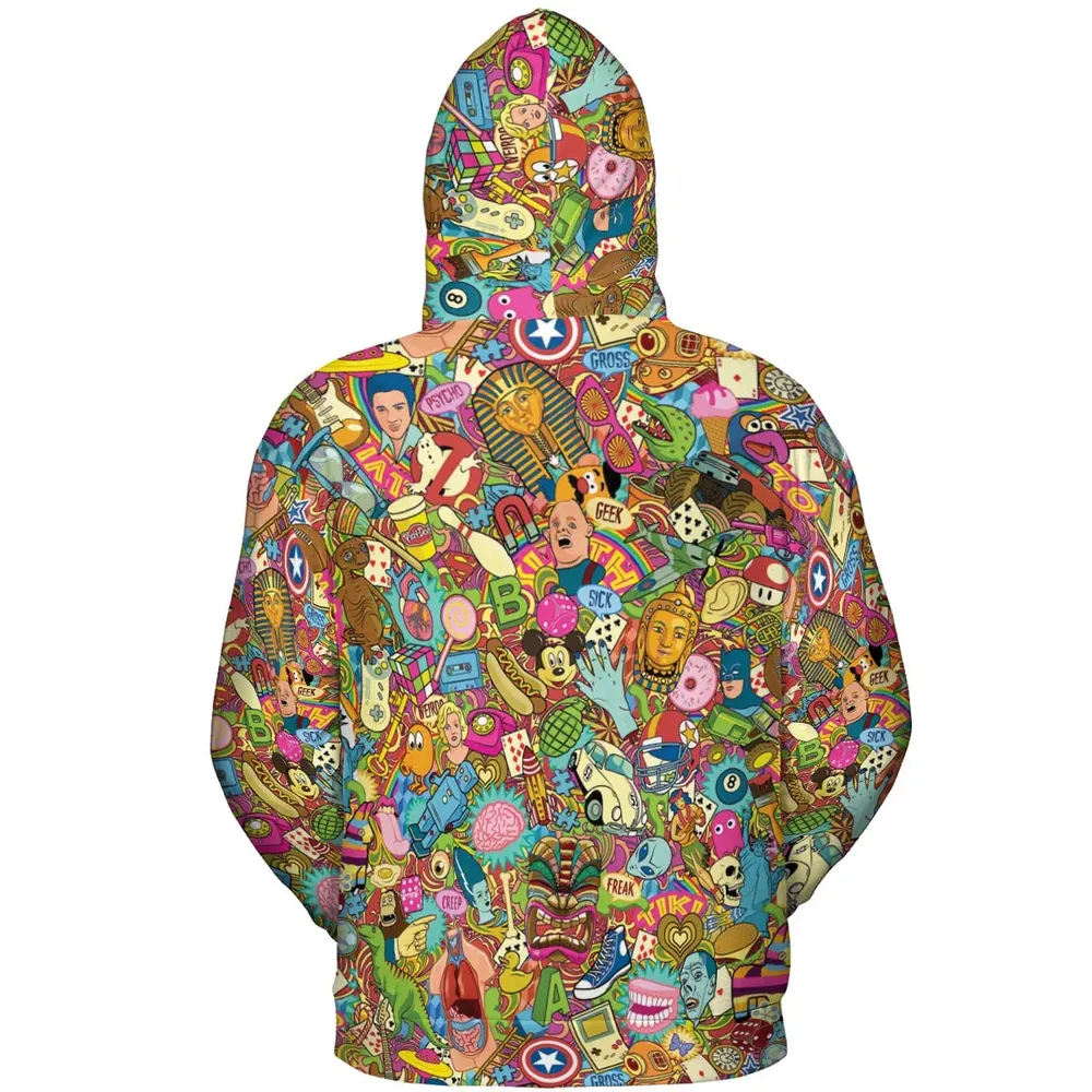 Nostalgia Toys Pop Culture Toys All-over Print Hoodie - 4