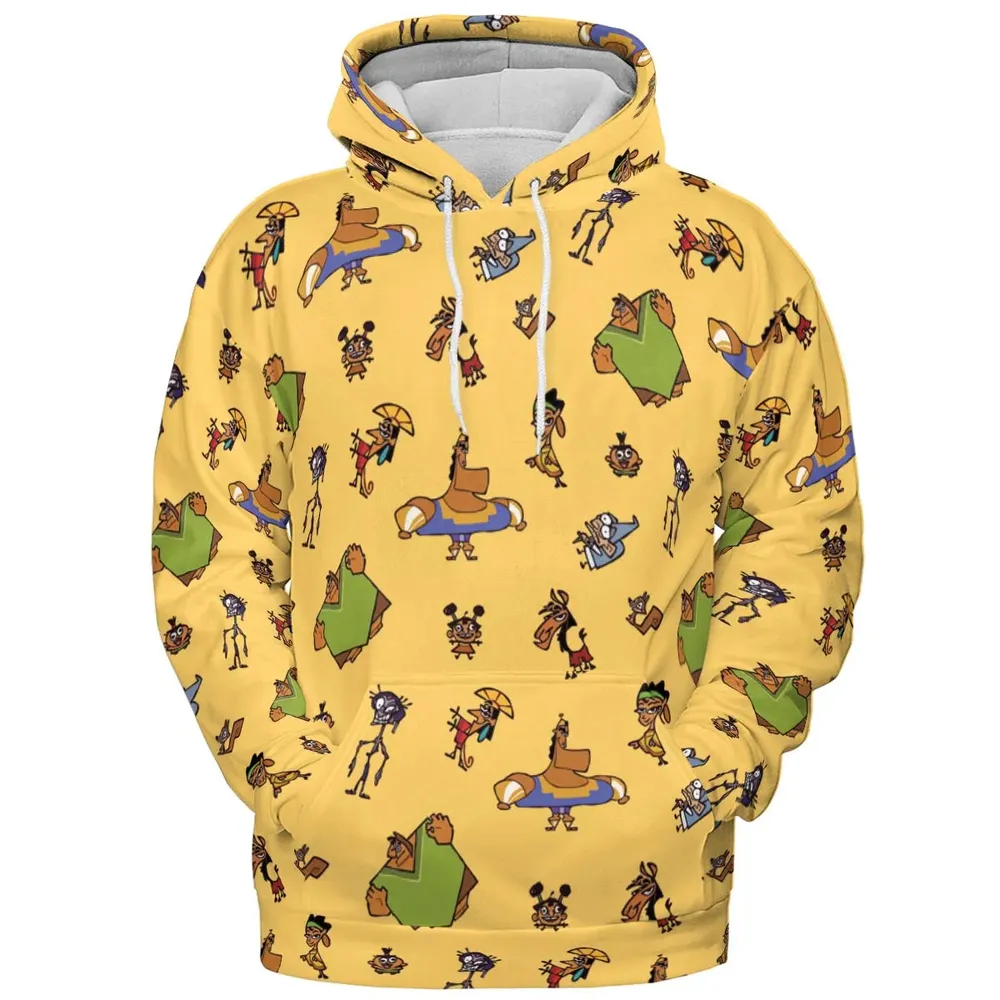 Groovy Threads The Emperor's New Groove All-over Print Hoodie - 2