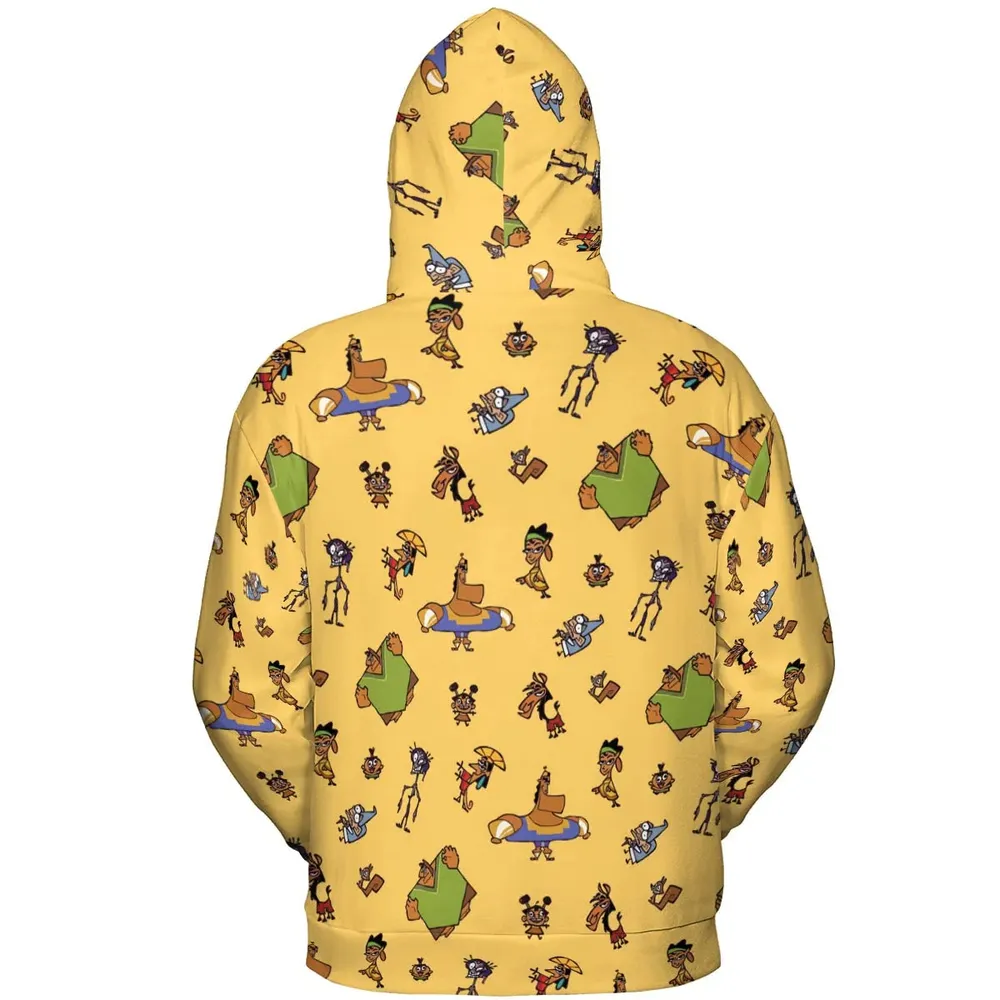 Groovy Threads The Emperor's New Groove All-over Print Hoodie - 4