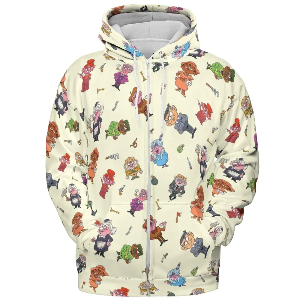 Board Game Drip Clue All-over Print Hoodie - 3