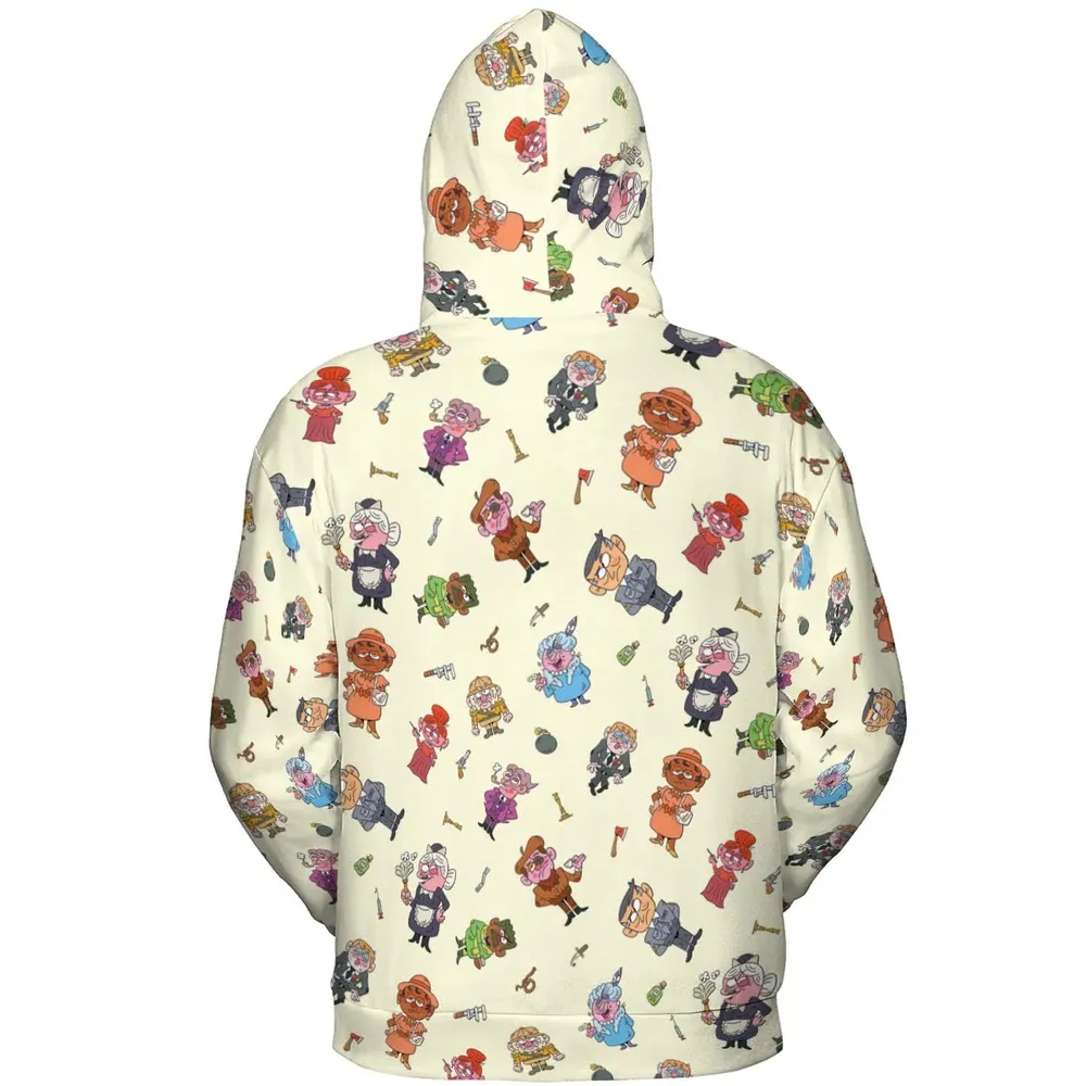 Board Game Drip Clue All-over Print Hoodie - 4