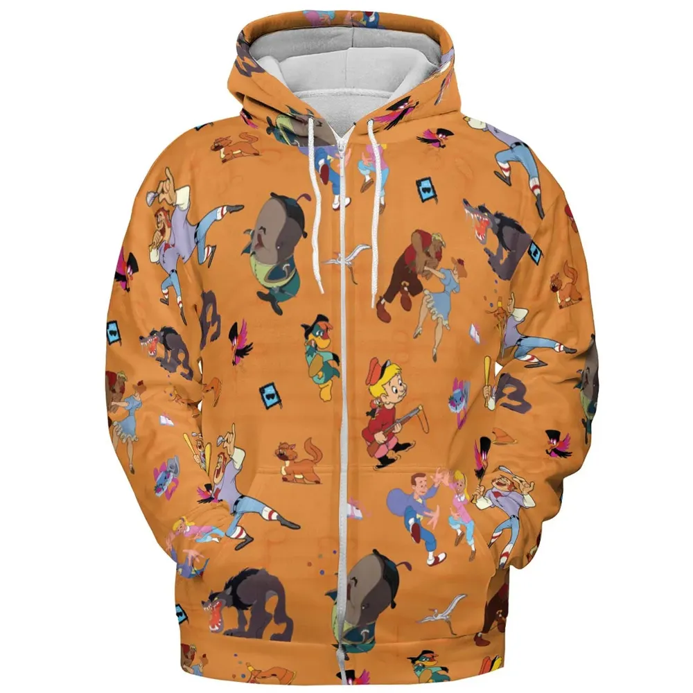 Make Mine Music Characters All-over Print Hoodie - 3