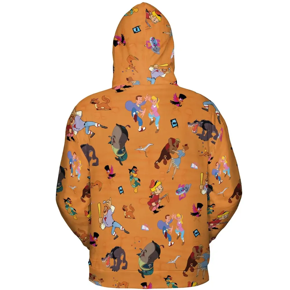 Make Mine Music Characters All-over Print Hoodie - 4