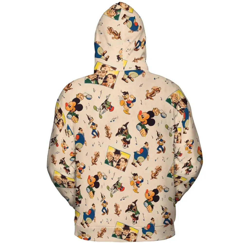 Fun And Fancy Free Characters All-over Print Hoodie - 4