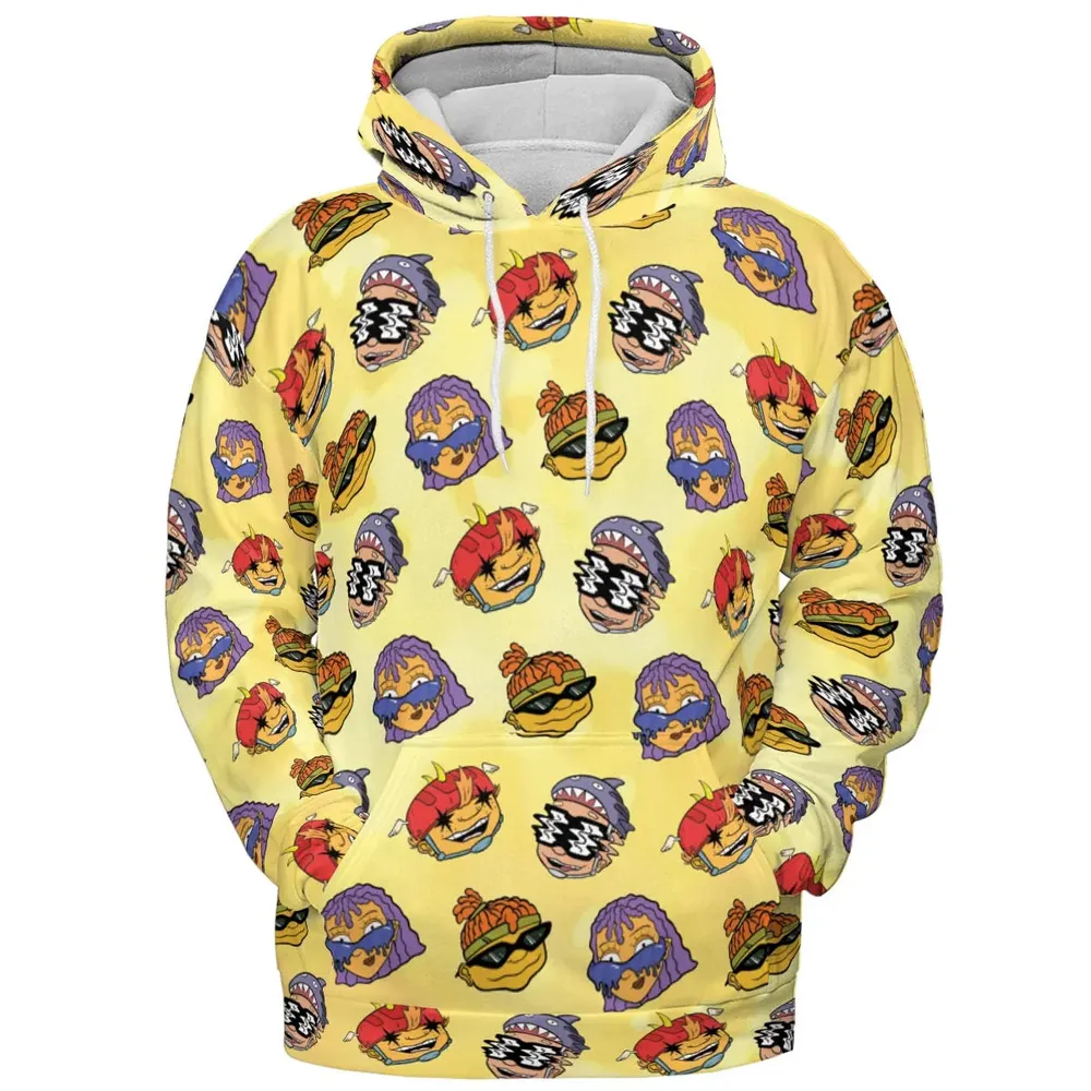 Stay Rad Rocket Power All-over Print Hoodie - 2