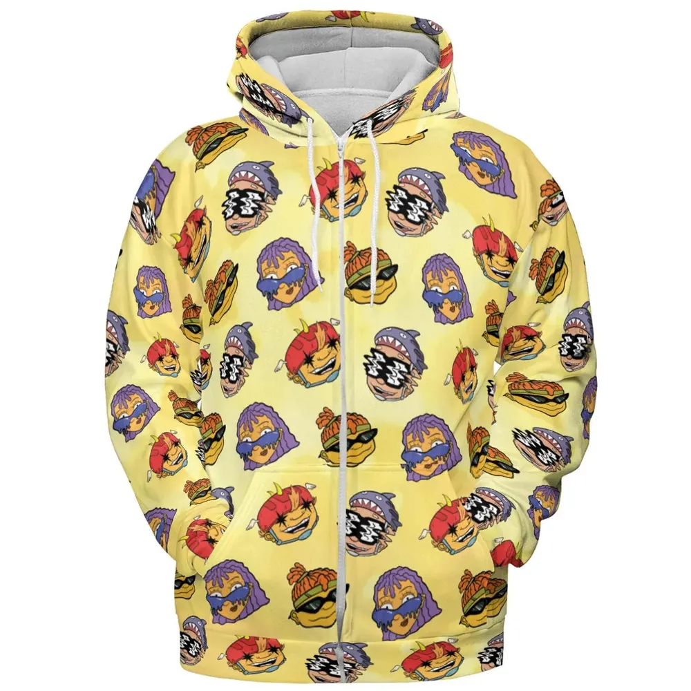 Stay Rad Rocket Power All-over Print Hoodie - 3