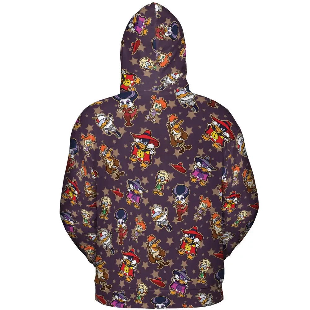 Duck Power Darkwing Duck All-over Print Hoodie - 4