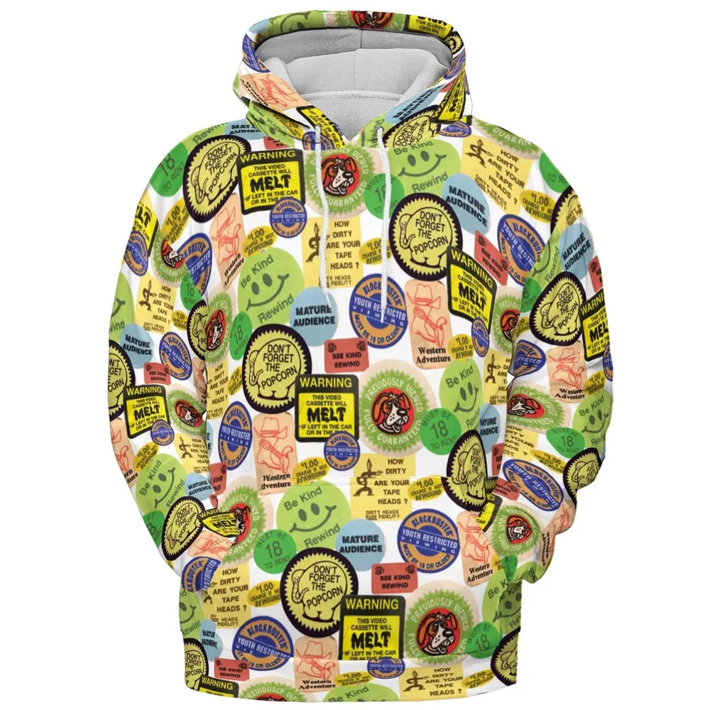 1976 Future Is Here VHS All-over Print Hoodie - 2