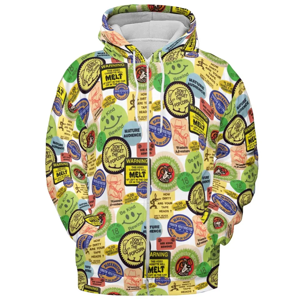 1976 Future Is Here VHS All-over Print Hoodie - 3
