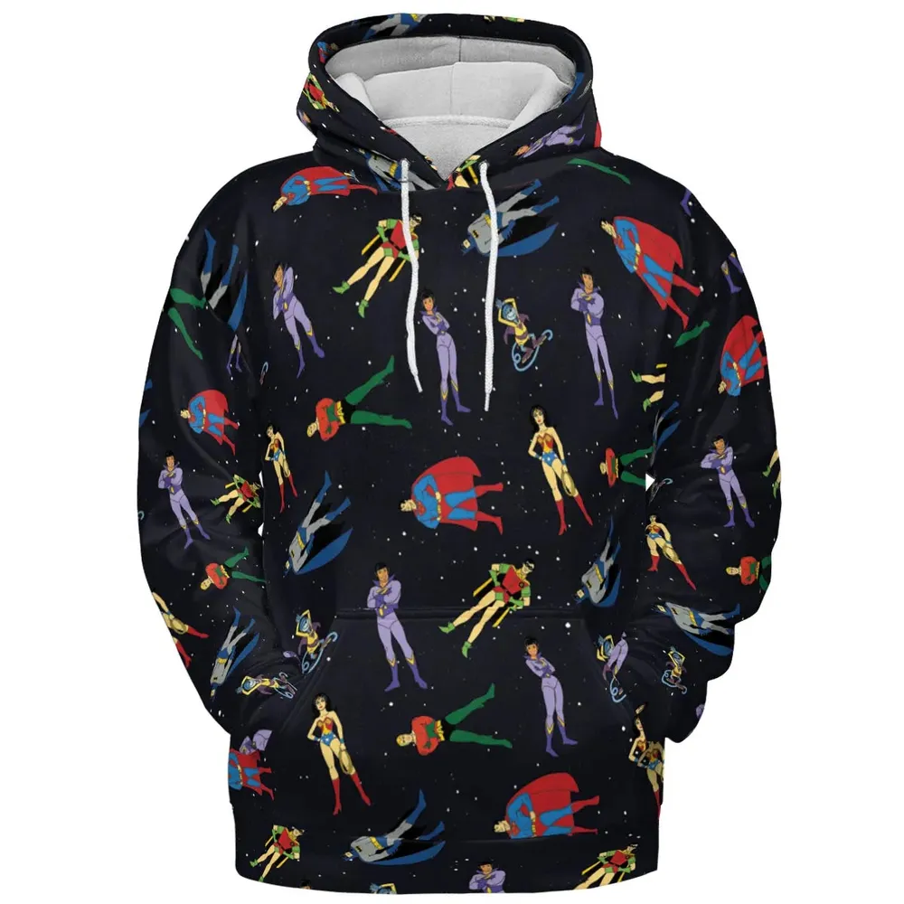 The Super Powers Team Super Friends All-over Print Hoodie - 2
