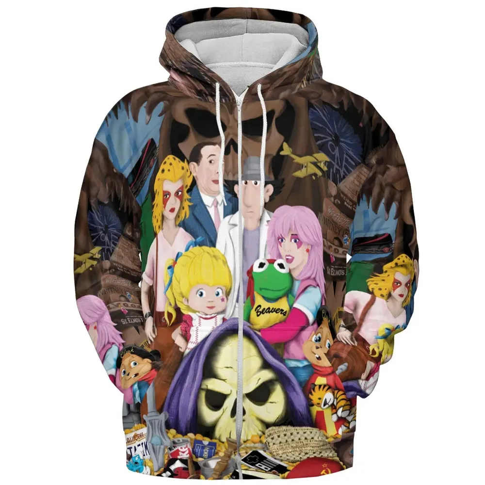 The Eighties All-over Print Hoodie - 3