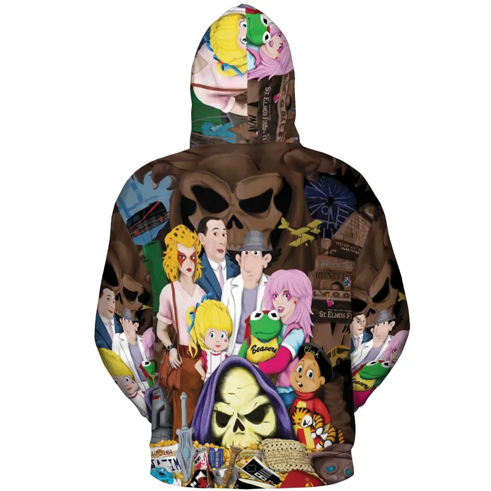 The Eighties All-over Print Hoodie - 4