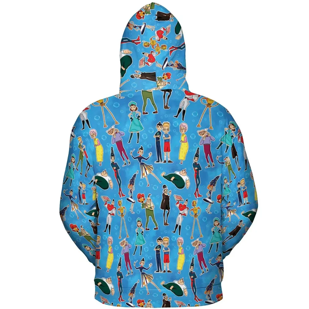 Keep Moving Forwards  Meet The Robinsons All-over Print Hoodie - 4