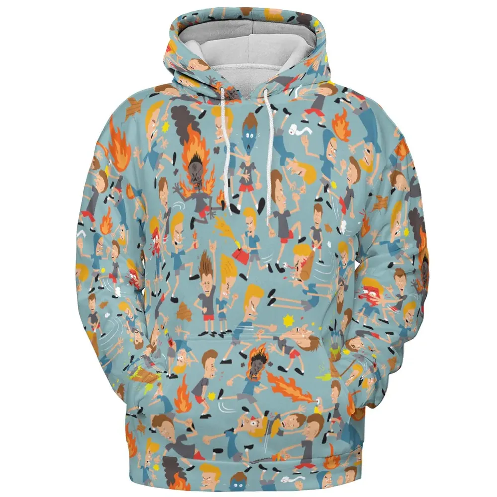 Beavis And Butt-Head Great Cornholio All-over Print Hoodie - 2