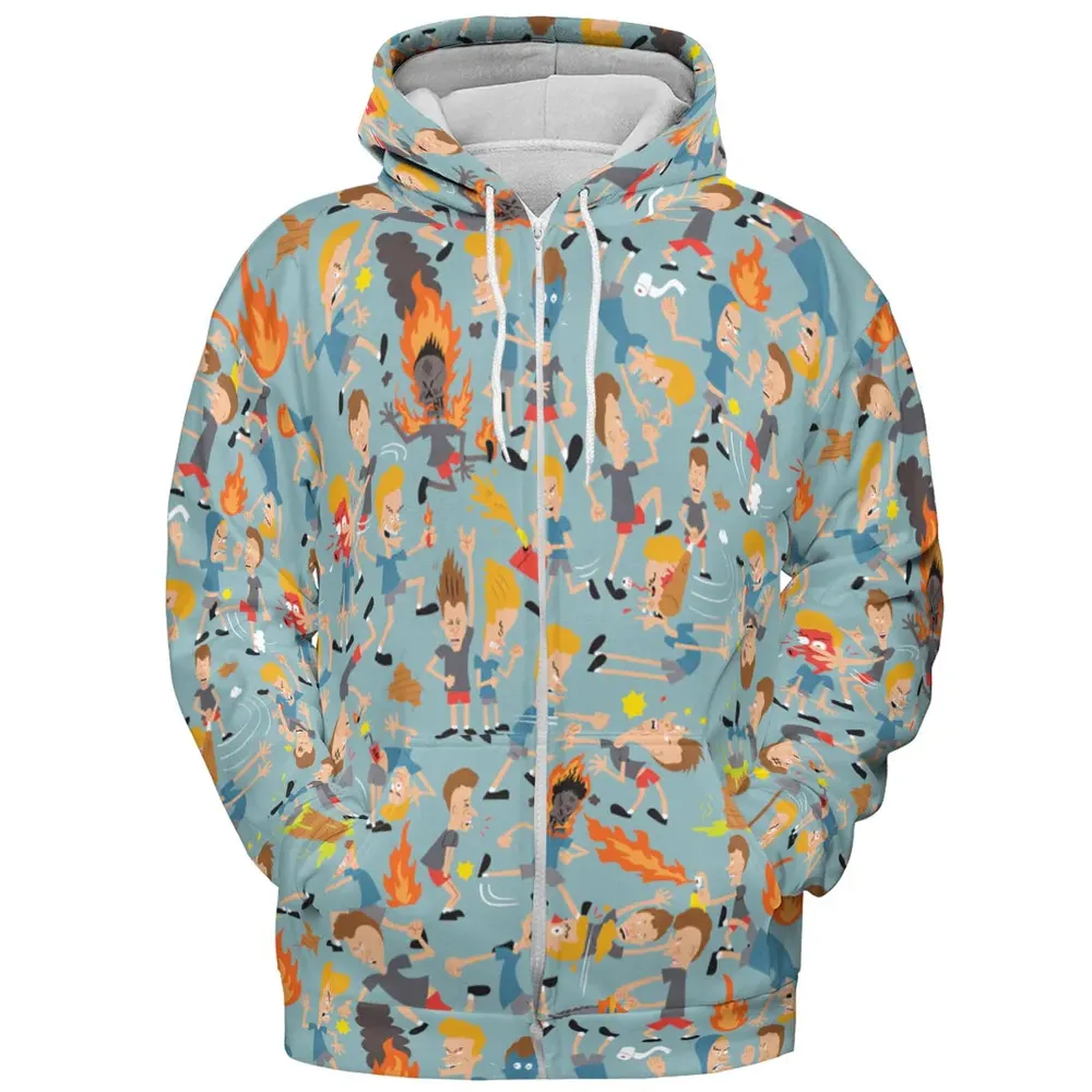 Beavis And Butt-Head Great Cornholio All-over Print Hoodie - 3