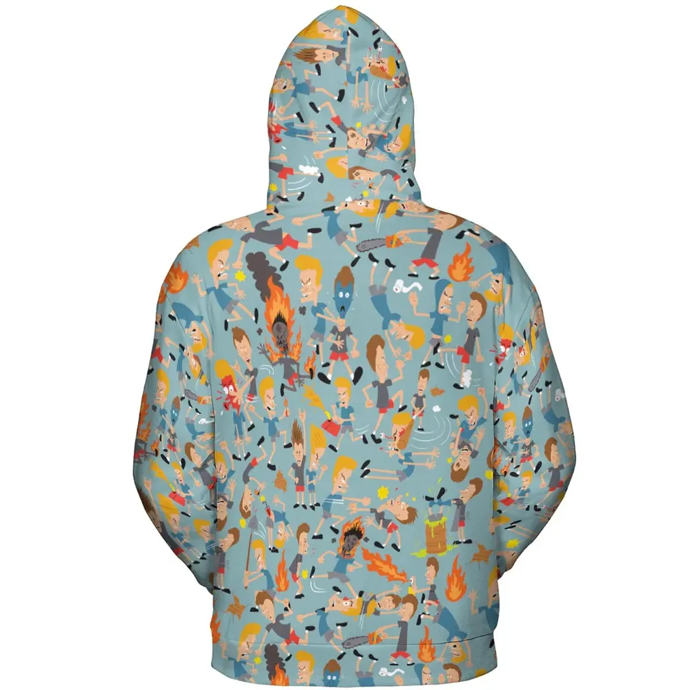 Beavis And Butt-Head Great Cornholio All-over Print Hoodie - 4